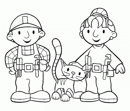 Coloring Pages Bob The Builder 118 | Free Printable Coloring Pages