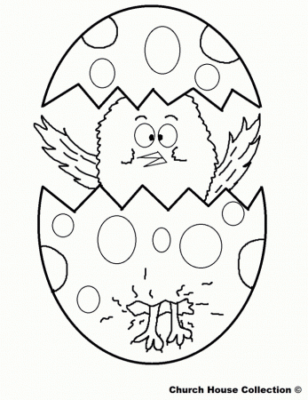 Easter Chick Coloring Pages | 99coloring.com