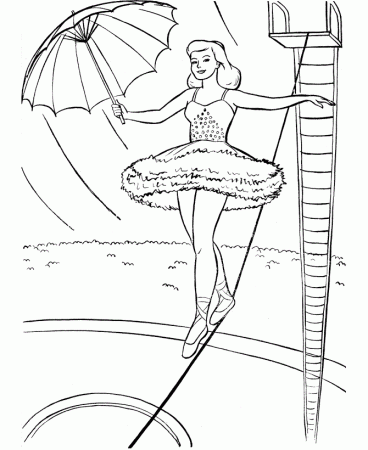 Circus Coloring Pages