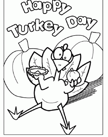 happy thanksgiving Colouring Pages (page 3)