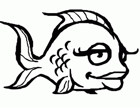 Cartoon Fish Coloring Pages | Printable Coloring Pages
