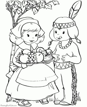 Happy Thanksgiving coloring pages 001