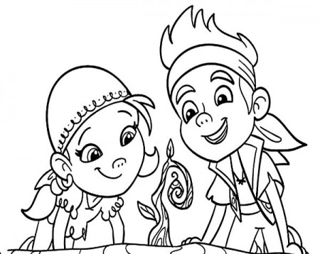 Drawing Jake and the Never Land Pirates #42449 (Cartoons) – Printable coloring  pages