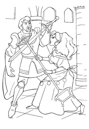 Coloring pages: Coloring pages: The Hunchback of Notre Dame, printable for  kids & adults, free