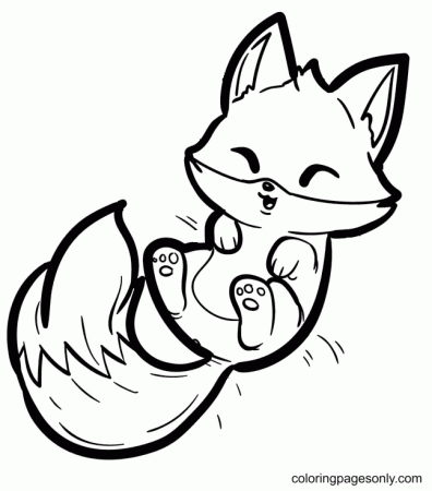 Fox Coloring Pages - Coloring Pages For Kids And Adults