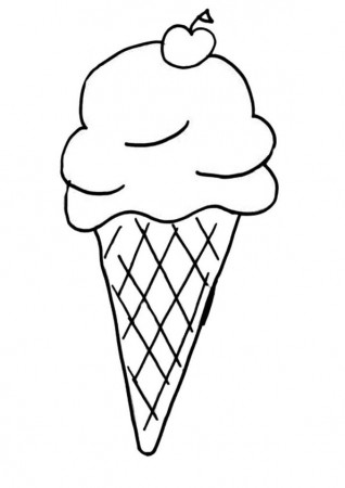 Coloring Pages | Ice Cream Coloring Page