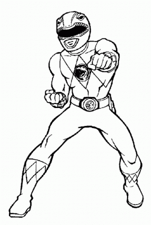 Green Power Rangers Coloring Pages | Nucoloring.xyz