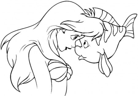 Ariel Princess Coloring Pages Printable - Coloring Pages For All Ages