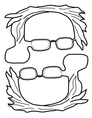 Bernie Sanders Halloween Mask Template! #feelthebern | Crafties ...