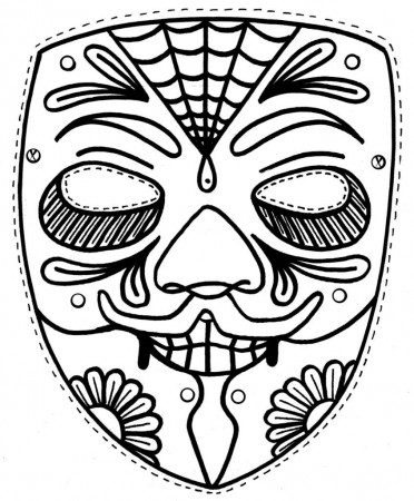 Free Printable Mask Coloring Pages - High Quality Coloring Pages