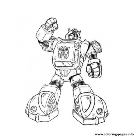Transformers Bumblebee Coloring Pages Printable