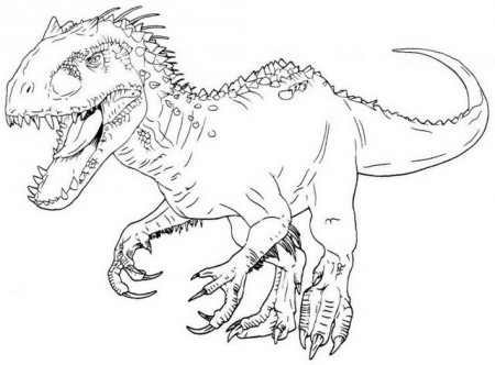 Indominus Rex has long been extinct however. At first glance, Indominus rex  most closely resembles a T… | Dinosaur coloring pages, Dinosaur coloring, Coloring  pages