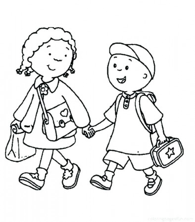 Coloring Pages Walking at GetDrawings | Free download