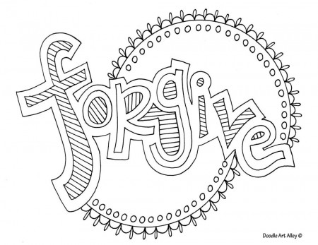 Coloring Page - Forgive | Bible coloring pages, Bible coloring, Christian  coloring