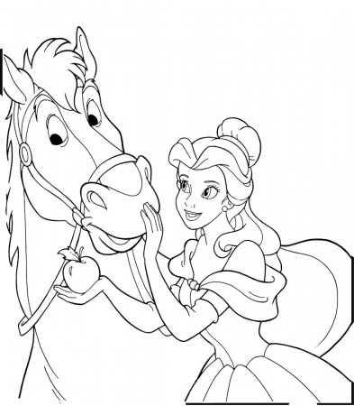 Disney Princess Horse Coloring Pages (Page 3) - Line.17QQ.com