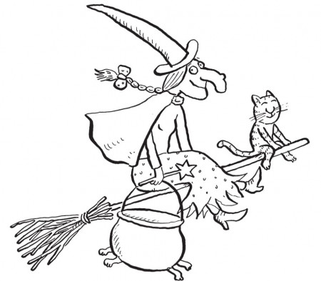 Room on the Broom 8 Coloring Page - Free Printable Coloring Pages for Kids