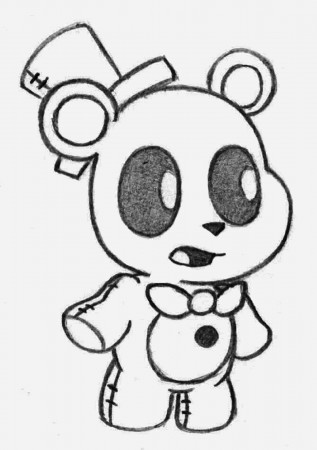 Sketchy preview of Plushy Fredbear for ...