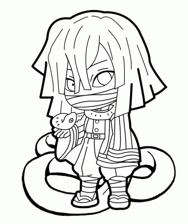 Iguro Obanai Coloring Pages Printable ...