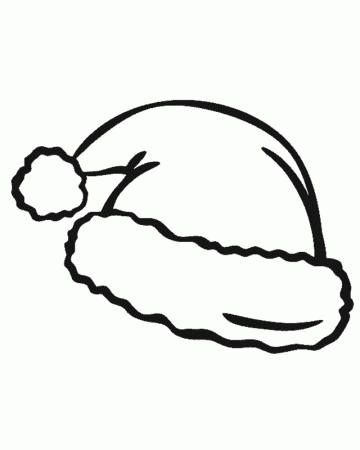 Free Printable Santa Hat Coloring Pages For Kids | Christmas coloring pages,  Santa claus drawing, Santa coloring pages