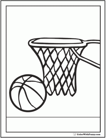 Basketball Coloring Pages: Customize ...