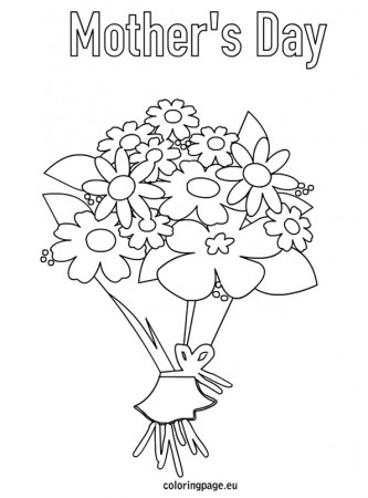 Mothers Day Flowers Coloring Pages - GetColoringPages.com