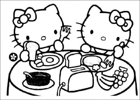 Hello Kitty Coloring Pages - Free Printable Coloring Pages for Kids
