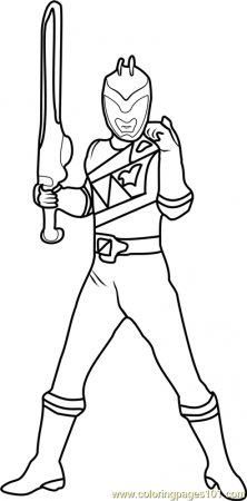 Power Ranger Coloring Page for Kids - Free Power Rangers Printable Coloring  Pages Online for Kids - ColoringPages101.com | Coloring Pages for Kids