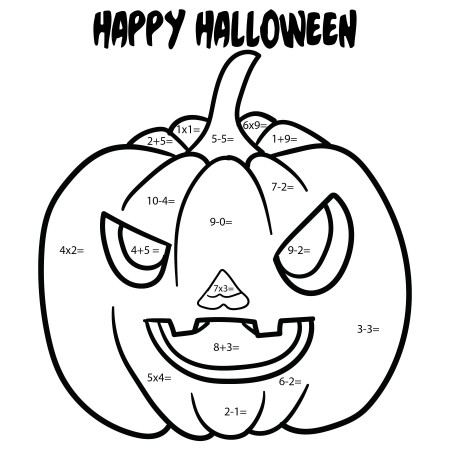 15 Best Halloween Multiplication Coloring Printables - printablee.com
