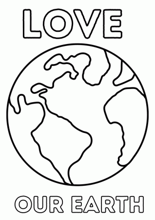 Earth Day Coloring Pages and Printable Activities for Kids - In The Playroom