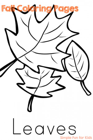 Fall Coloring Pages - Simple Fun for Kids