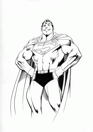 Cool Superman Coloring Pages For Print | Super Heroes Coloring ...