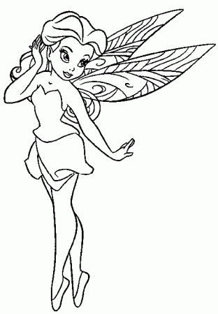Fairy Coloring Pages (With images) | Fairy coloring, Angel ...