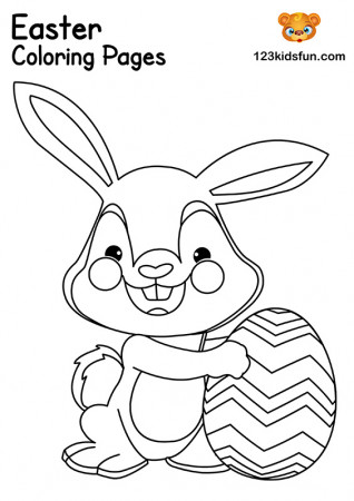 Free Easter Coloring Pages for Kids | 123 Kids Fun Apps