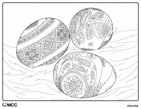 Color your own Easter egg! | Mennonite Central Committee U.S.