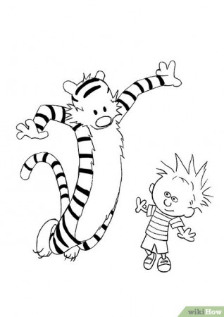 How to Draw Calvin and Hobbes: 14 Steps (with Pictures) - wikiHow