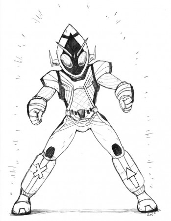 Kamen rider coloring pages