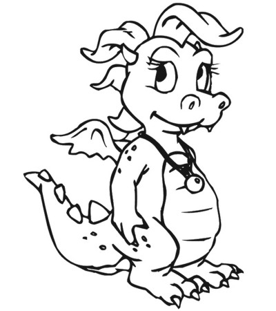 Printable Dragon Coloring Pages ...