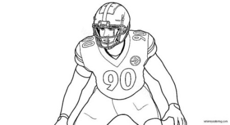 Pittsburgh Steelers Coloring Pages Printable - Whimsy Coloring