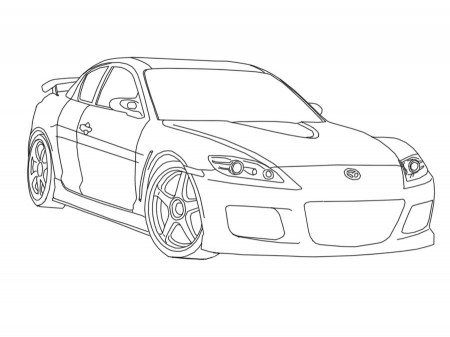 Mazda Coloring Pages to download and print for free