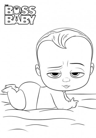 Free Printable The Boss Baby Coloring Pages PDF - Coloringfolder.com | Baby coloring  pages, Coloring books, Coloring pages inspirational