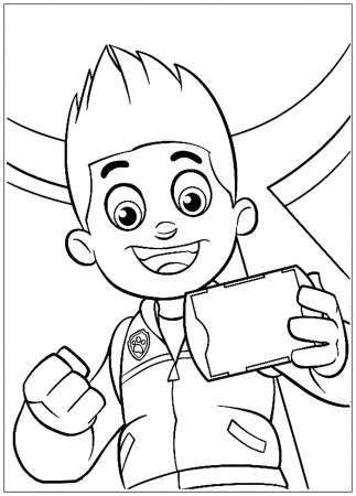 Paw-patrol-free-to-color-for-children - Paw Patrol Kids Coloring Pages
