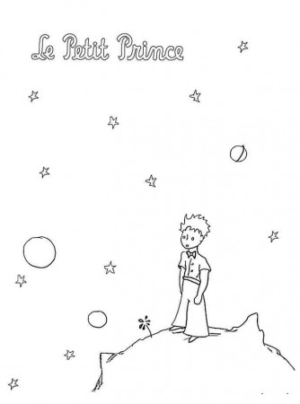 The little prince coloring pages - Coloring for kids : coloriage ...