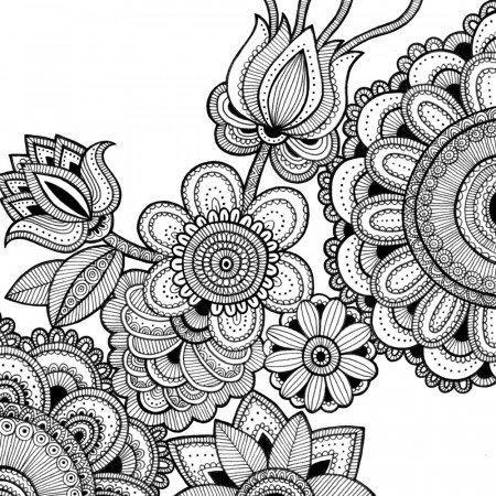 Intricate Design Coloring Page