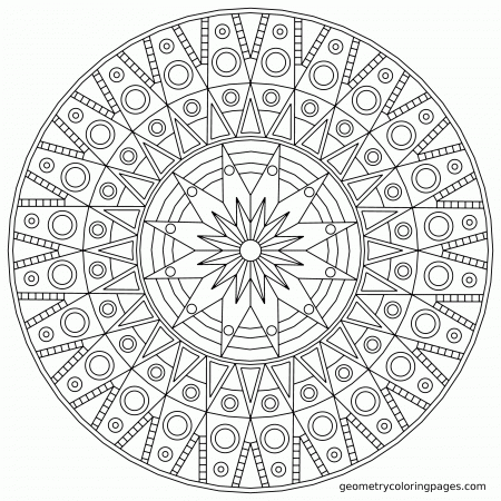 Amazing of Cool Mandala Coloring Pages Printable For Mand #250