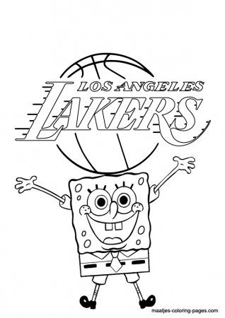 10 Pics of Lakers Basketball Coloring Pages - LA Lakers Coloring ...