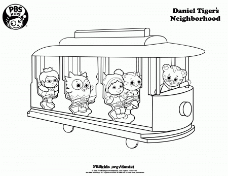 Daniel Tiger Coloring Pages . Daniel Tiger Birthday Party . PBS ...