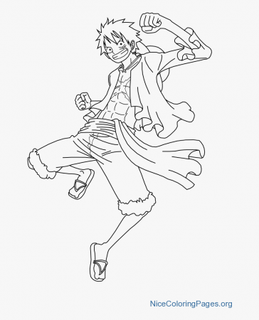 Monkey D Luffy Coloring Pages M7 , Png Download, Transparent Png - kindpng