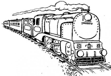 Trains Coloring Pages - Learny Kids