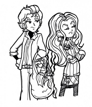 Brent Roberts and Mackenzie Hollister | Mackenzie hollister, Dork diaries,  Witch coloring pages