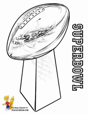super bowl football coloring pages - Clip Art Library